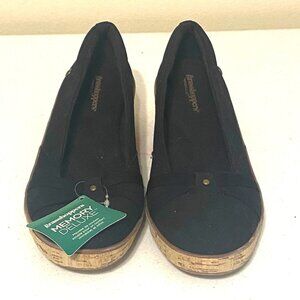 NWT Grasshoppers by Keds Navy Blue Canvas Gigi Wedges Size 7.5 EF62975